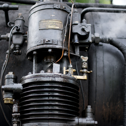 Nora Sandman train steam locomotive water