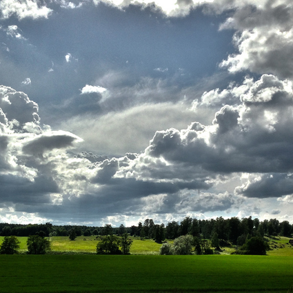 Vilka moln Sandman clouds sky
