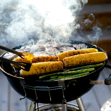 Grilla med vnner Sandman smoke bbq barbecue kid