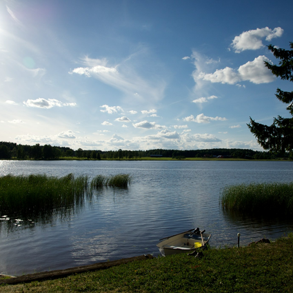 I sommarstugan Sandman sky lake water sunset